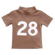 Tricou de inot pentru copii, cu filtru UV - Petit Crabe - Ash Mud 1/2 ani