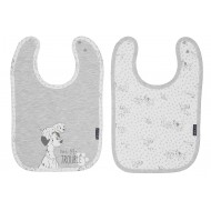 Set 2 bavetele Licenta Disney - 101 Dalmatians reglabile, cu capse Bebe Jou Set 2 bavetele Licenta Disney - 101 Dalmatians reglabile, cu capse Bebe Jou