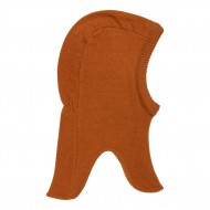 Warm Pumpkin 1/2 ani - Cagula calduroasa copii, lana merinos tricotata, captusita cu bumbac - En Fant