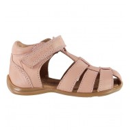 Plain Small Rose 20 - Sandale din piele cu inchidere velcro pentru copii - En Fant Plain Small Rose 20 - Sandale din piele cu inchidere velcro pentru copii - En Fant