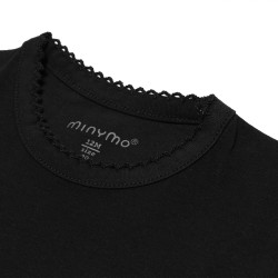 Dark Grey Melange 116 - Bluza fina de corp din bambus  - Minymo