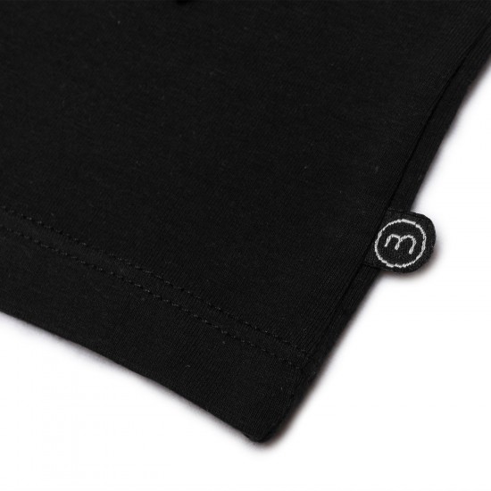 Dark Grey Melange 128 - Bluza fina de corp din bambus  - Minymo