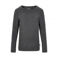 Dark Grey Melange 116 - Bluza fina de corp din bambus  - Minymo Dark Grey Melange 116 - Bluza fina de corp din bambus  - Minymo