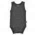 Dark Grey Melange 80 - Body-maieu  din bambus - Minymo
