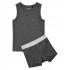 Dark Grey Melange 116 - Set lenjerie de corp din bambus  - Minymo