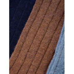 Set 3 sosete medii pentru copii - lana+bambus 31/34 - Arctic Sky - Minymo 