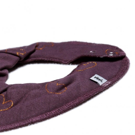 Panda Plum - Set 3 esarfe pentru bebelusi - Pippi Panda Plum - Set 3 esarfe pentru bebelusi - Pippi