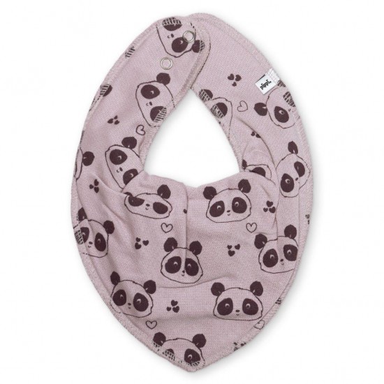 Panda Plum - Set 3 esarfe pentru bebelusi - Pippi Panda Plum - Set 3 esarfe pentru bebelusi - Pippi