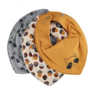 Woodland - Set 3 esarfe pentru bebelusi - Pippi Woodland - Set 3 esarfe pentru bebelusi - Pippi