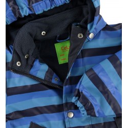 Jacheta copii PU impermeabila, cu interior de bumbac, pentru ploaie si vant - CeLaVi - Jersey Stripes 110 Jacheta copii PU impermeabila, cu interior de bumbac, pentru ploaie si vant - CeLaVi - Jersey Stripes 110