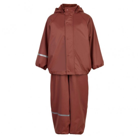 Mahogany - Set jacheta+pantaloni impermeabil, cu fleece, pentru vreme rece, ploaie si vant -CeLaVi