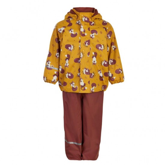 Red Fox - Set jacheta+pantaloni impermeabil cu fleece, pentru vreme rece, ploaie si vant - CeLaVi