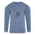 Blue Bear 150 - Bluza din lana merinos si bambus - Celavi