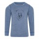 Blue Bear 150 - Bluza din lana merinos si bambus - Celavi