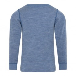 Blue Bear 100 - Bluza din lana merinos si bambus - Celavi Blue Bear 100 - Bluza din lana merinos si bambus - Celavi