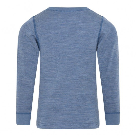 Blue Bear 150 - Bluza din lana merinos si bambus - Celavi