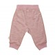 Deauville Mauve 70 - Pantaloni salvari din lana merinos si bambus - CeLaVi 
