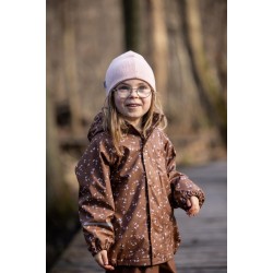 Aztec Flowers 90 - Set jacheta+pantaloni impermeabil cu fleece, pentru vreme rece, ploaie si vant - CeLaVi Aztec Flowers 90 - Set jacheta+pantaloni impermeabil cu fleece, pentru vreme rece, ploaie si vant - CeLaVi