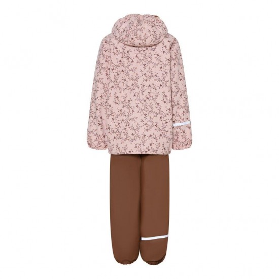 Winter Blossom 120 - Set jacheta+pantaloni impermeabil cu fleece, pentru vreme rece, ploaie si vant - CeLaVi