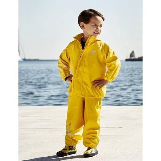Sunny Yellow 120 - Set jacheta+pantaloni ploaie si windstopper - CeLaVi