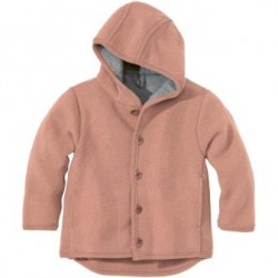 Rose 110/116 - Jacheta din lana merinos organica - tumble/boiled wool - Disana