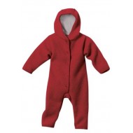 Bordeaux 98/104 - Overall din lana merinos organica - tumble/boiled wool - Disana  Bordeaux 98/104 - Overall din lana merinos organica - tumble/boiled wool - Disana