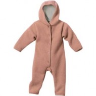 Rose 74/80 - Overall din lana merinos organica - tumble/boiled wool - Disana  Rose 74/80 - Overall din lana merinos organica - tumble/boiled wool - Disana