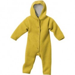 Curry 62/68 - Overall din lana merinos organica - tumble/boiled wool - Disana 