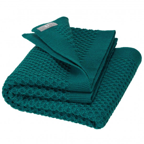 Pacific - Paturica Honeycomb din lana merinos organica - 100x80 cm - Disana Pacific - Paturica Honeycomb din lana merinos organica - 100x80 cm - Disana
