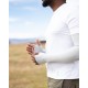 White S - Maneci protectie solara UPF50+ Cooling Effect - eclipse