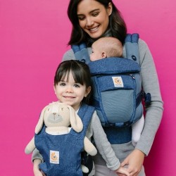 Marsupiu Original Ergobaby Adapt Cool Air Blue Blooms - 0 luni+  Marsupiu Original Ergobaby Adapt Cool Air Blue Blooms - 0 luni+