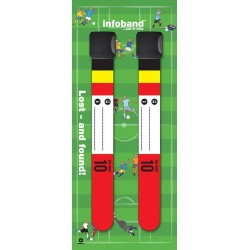 Belgia - set 2 bratari - Bratara reutilizabila de identificare pentru copii  Infoband   Belgia - set 2 bratari - Bratara reutilizabila de identificare pentru copii  Infoband