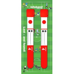 Japonia - set 2 bratari - Bratara reutilizabila de identificare pentru copii  Infoband   Japonia - set 2 bratari - Bratara reutilizabila de identificare pentru copii  Infoband