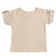 Alex Sand 62/68 - Tricou din bumbac organic interlock fin GOTS  Alex Sand 62/68 - Tricou din bumbac organic interlock fin GOTS