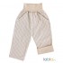 Palermo Karo Sand Blue 74/80 - Pantaloni Salvari din bumbac organic - Iobio