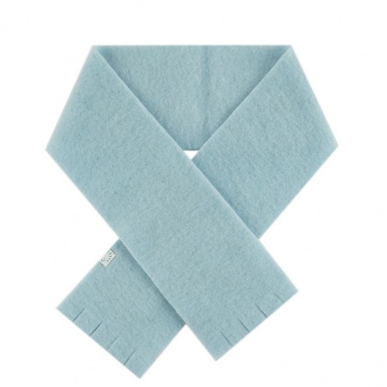 Fular gros din lana merinos organica fleece - Iobio - Celestial Blue Fular gros din lana merinos organica fleece - Iobio - Celestial Blue