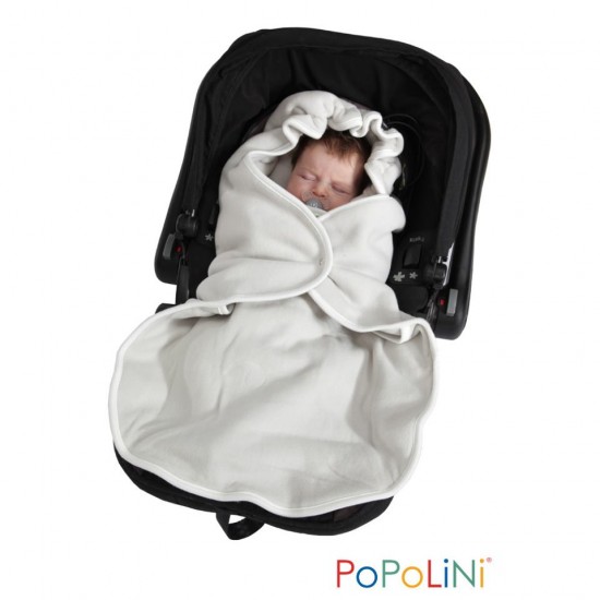 Husa scaun auto Iobio-wool fleece-Light Grey
