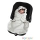 Husa scaun auto Iobio-wool fleece-Light Grey
