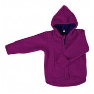 Viola 50/56 - Jacheta din lana merinos organica - wool fleece - Iobio  Viola 50/56 - Jacheta din lana merinos organica - wool fleece - Iobio