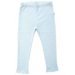 Albastru Senin 122/128 - Pantaloni fini din lana merinos si matase - Iobio 