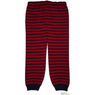 Berry/Dark Blue 62/68 - Pantaloni leggings din lana merinos impletita - Iobio  Berry/Dark Blue 62/68 - Pantaloni leggings din lana merinos impletita - Iobio