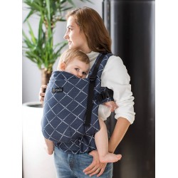Marsupiu Isara Toddler Full Wrap Conversion Diamonda Blue Ink  Marsupiu Isara Toddler Full Wrap Conversion Diamonda Blue Ink