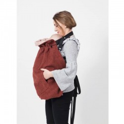 Protectie de lana merino Warm Clever Cover Isara - Terra-Cotta Protectie de lana merino Warm Clever Cover Isara - Terra-Cotta