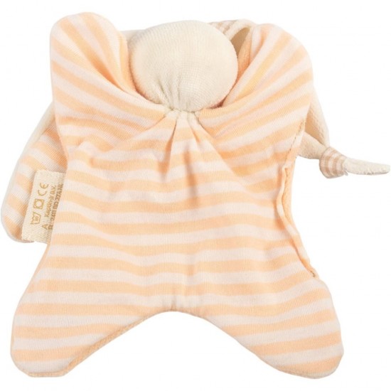 Jucarie zornaitoare textila din bumbac organic - Keptin Jr - Little Toddler Peach Jucarie zornaitoare textila din bumbac organic - Keptin Jr - Little Toddler Peach