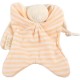 Jucarie zornaitoare textila din bumbac organic - Keptin Jr - Little Toddler Peach