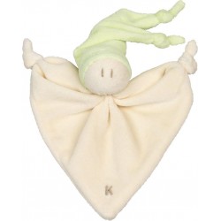 Jucarie zornaitoare textila din bumbac organic Keptin Jr - Little Zmooz Lime Jucarie zornaitoare textila din bumbac organic Keptin Jr - Little Zmooz Lime
