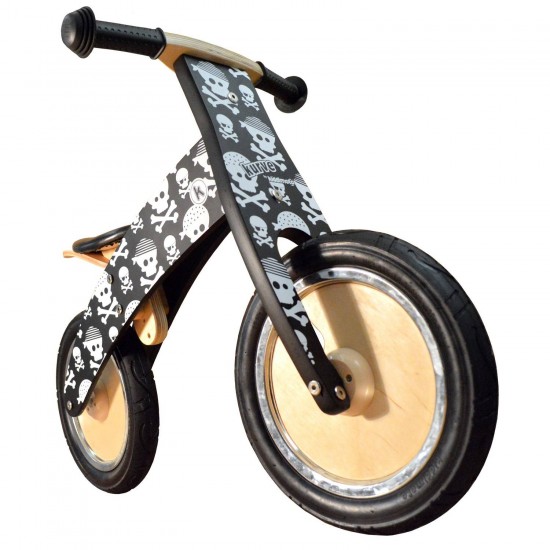 Bicicleta de echilibru Kiddimoto Kurve Skullz