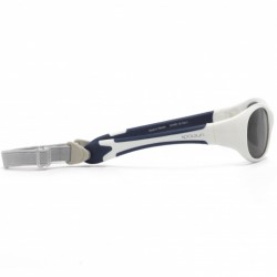 Flex 3/6 ani - White Navy - Ochelari de soare pentru copii -  Koolsun Flex 3/6 ani - White Navy - Ochelari de soare pentru copii -  Koolsun