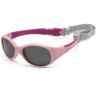 Flex 0/3 ani - Pink Sachet Orchid - Ochelari de soare pentru copii -  Koolsun Flex 0/3 ani - Pink Sachet Orchid - Ochelari de soare pentru copii -  Koolsun