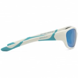 Sport 3/8 ani - White Ice Blue - Ochelari de soare pentru copii -  Koolsun Sport 3/8 ani - White Ice Blue - Ochelari de soare pentru copii -  Koolsun
